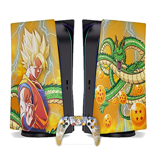 BCB Controllers Cover Plates for PS-5 Console Digital Edition & Custom Wireless Controller Plate Compatible with Play-Station 5 Console Digital Edition made in USA by Permanent Hydro-dip Printing