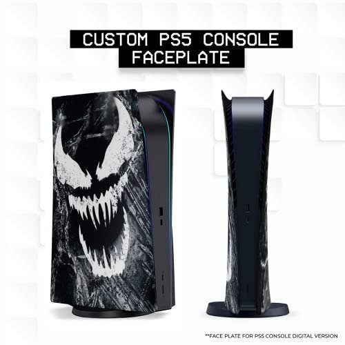BABY CUDDLE BOX - BCB Controllers Custom Console Face Plate Compatible with PS-5 Console | Console Cover for Play-Station 5 Console | Proudly Customized in USA with Permanent HYDRO-DIP Printing (NOT JUST A SKIN)