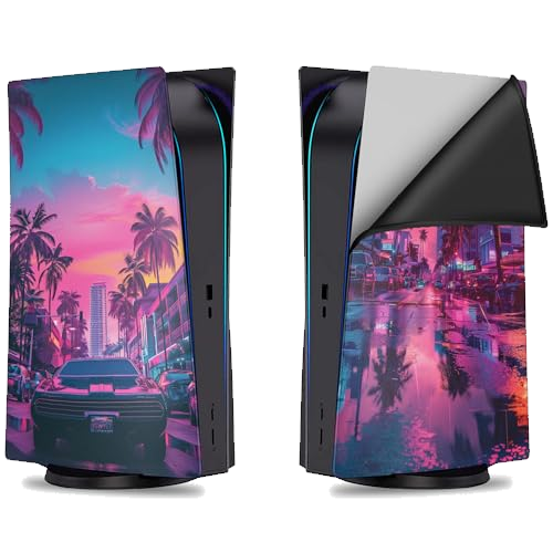 BCB Controllers Custom G. T. A. 6 Silicone Cover Compatible with PS-5 Console (Slim) | Protective Silicone Case for Play-Station 5 Console | Proudly Designed in USA with Durable