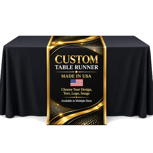BCB Print Custom Table Runner | Personalized with Business Logo