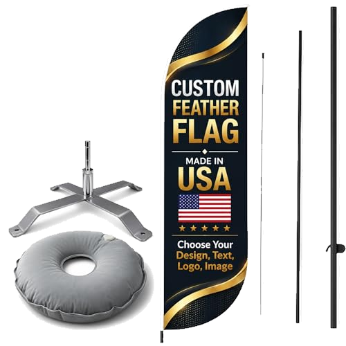 Custom Feather Flag by BCB Print - Personalized Outdoor Flag with Your Photo