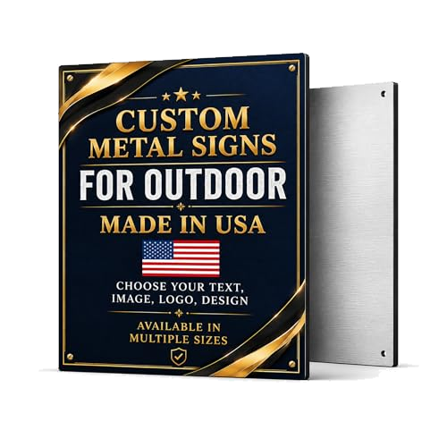 Custom Outdoor Signs by BCB Print - Personalized Metal Wall Art with Your Photo